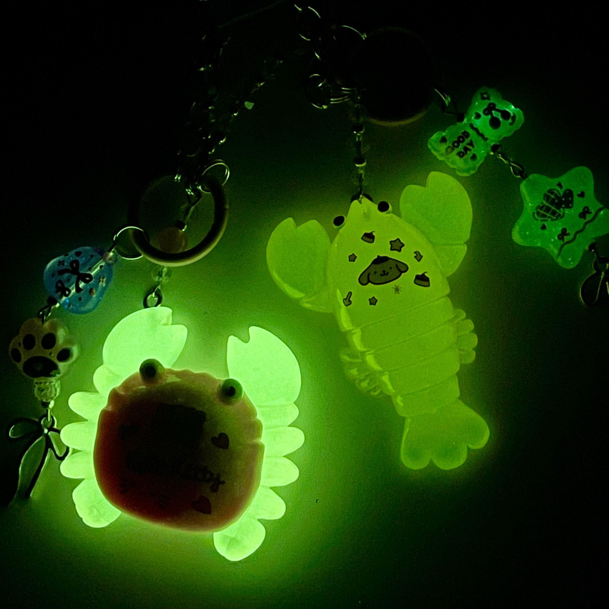 Live Packing] Colorful Glittering Beads Various Glow-In-the-Dark