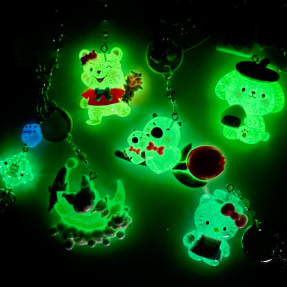 [Anniversary Sale] Colorful Glittering Beads Various Glow-In-the-Dark/Kawaii Decor Phone Chains-Celebration Special Price!