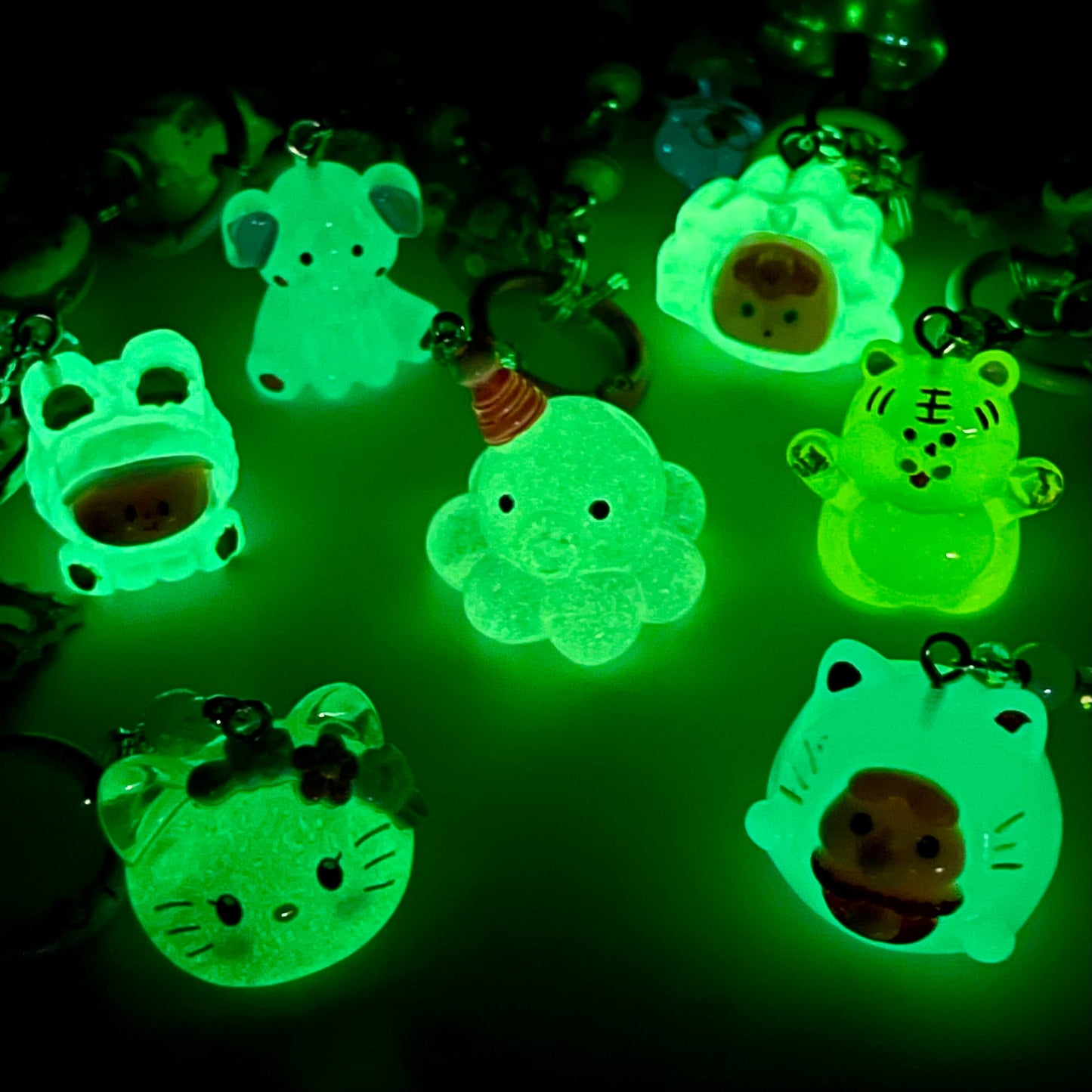 [Anniversary Sale] Colorful Glittering Beads Various Glow-In-the-Dark/Kawaii Decor Phone Chains-Celebration Special Price!