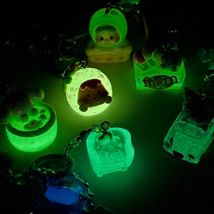[Anniversary Sale] Colorful Glittering Beads Various Glow-In-the-Dark/Kawaii Decor Phone Chains-Celebration Special Price!