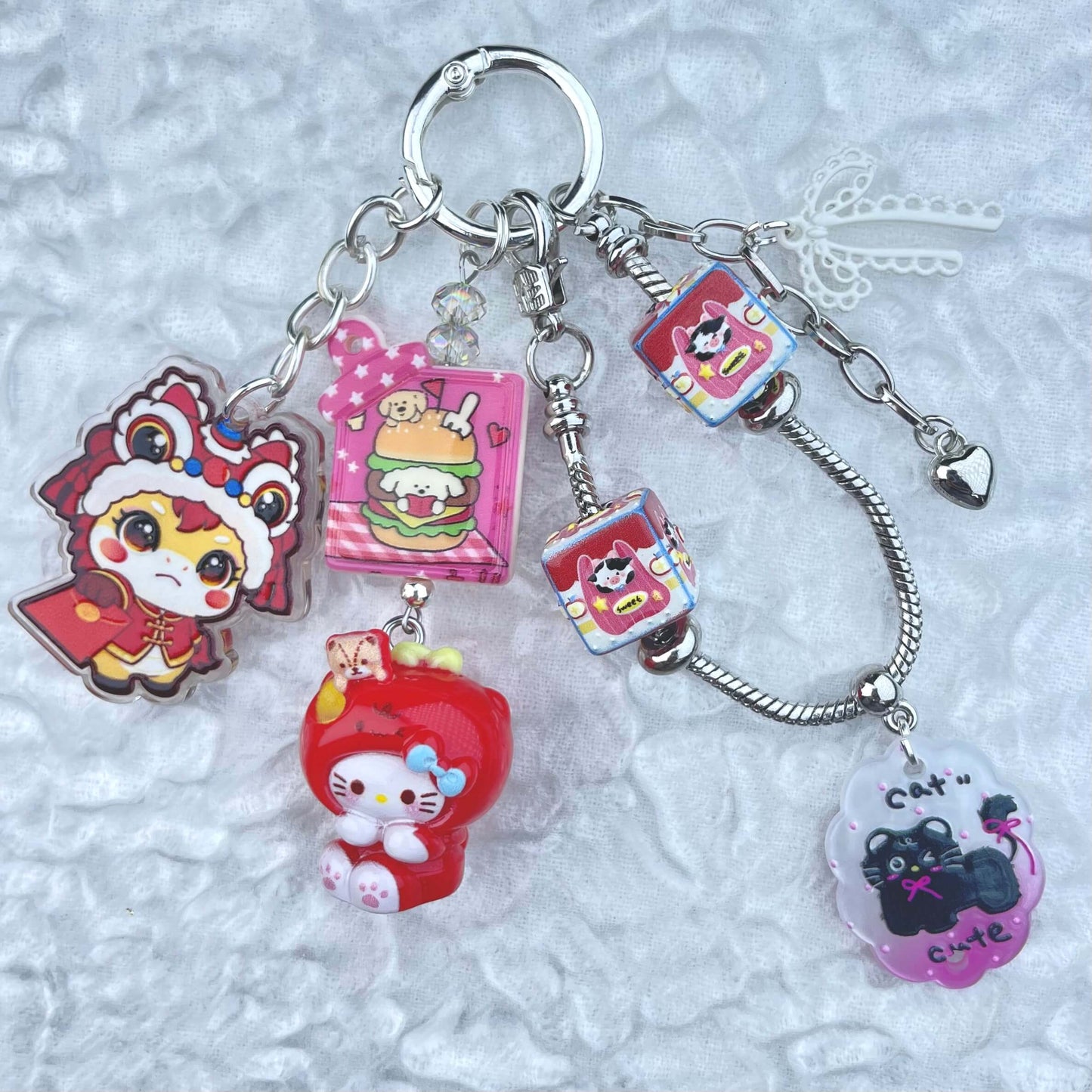 [Anniversary Celebration] New Style Metal Alloy Snake Style Chain Kawaii Phone Chain Phone Decor-Celebration Bonus Gift!