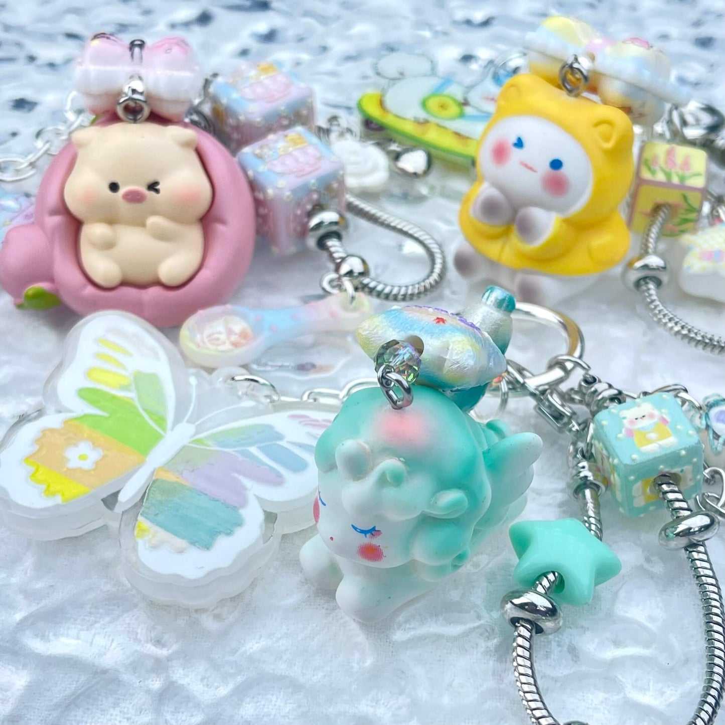 [Anniversary Celebration] New Style Metal Alloy Snake Style Chain Kawaii Phone Chain Phone Decor-Celebration Bonus Gift!