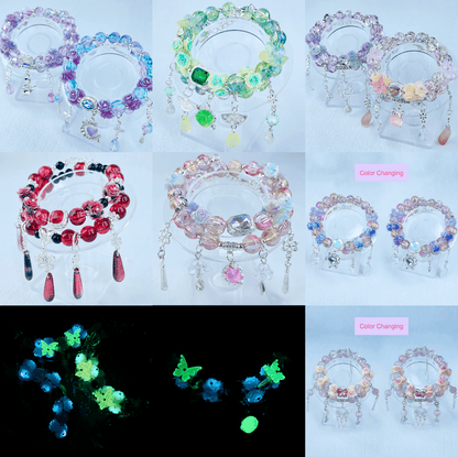 [SPECIAL BATCH] All Special Effect+Flower Blossom Premium Handmade Double-Ring Bracelets