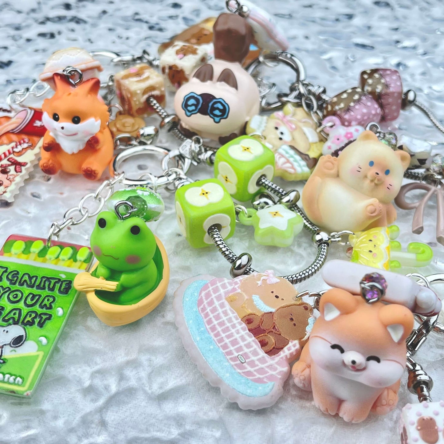 [Anniversary Celebration] New Style Metal Alloy Snake Style Chain Kawaii Phone Chain Phone Decor-Celebration Bonus Gift!