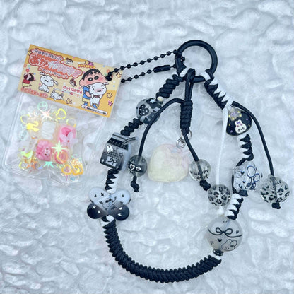 [Anniversary Celebration] Hand Braided Kawaii Cuties Acrylic Pads and Doll Bags Phone Chains-Celebration Special Price!-THIS WEEKEND ONLY