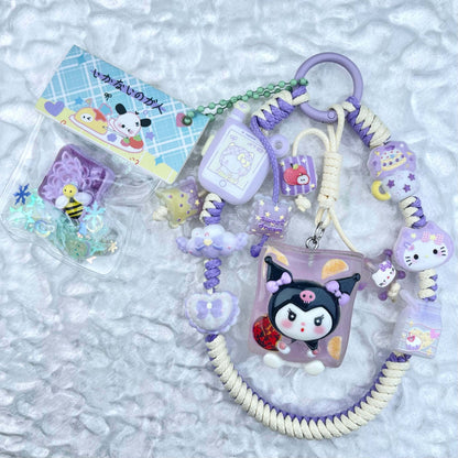 [Anniversary Celebration] Hand Braided Kawaii Cuties Acrylic Pads and Doll Bags Phone Chains-Celebration Special Price!-THIS WEEKEND ONLY