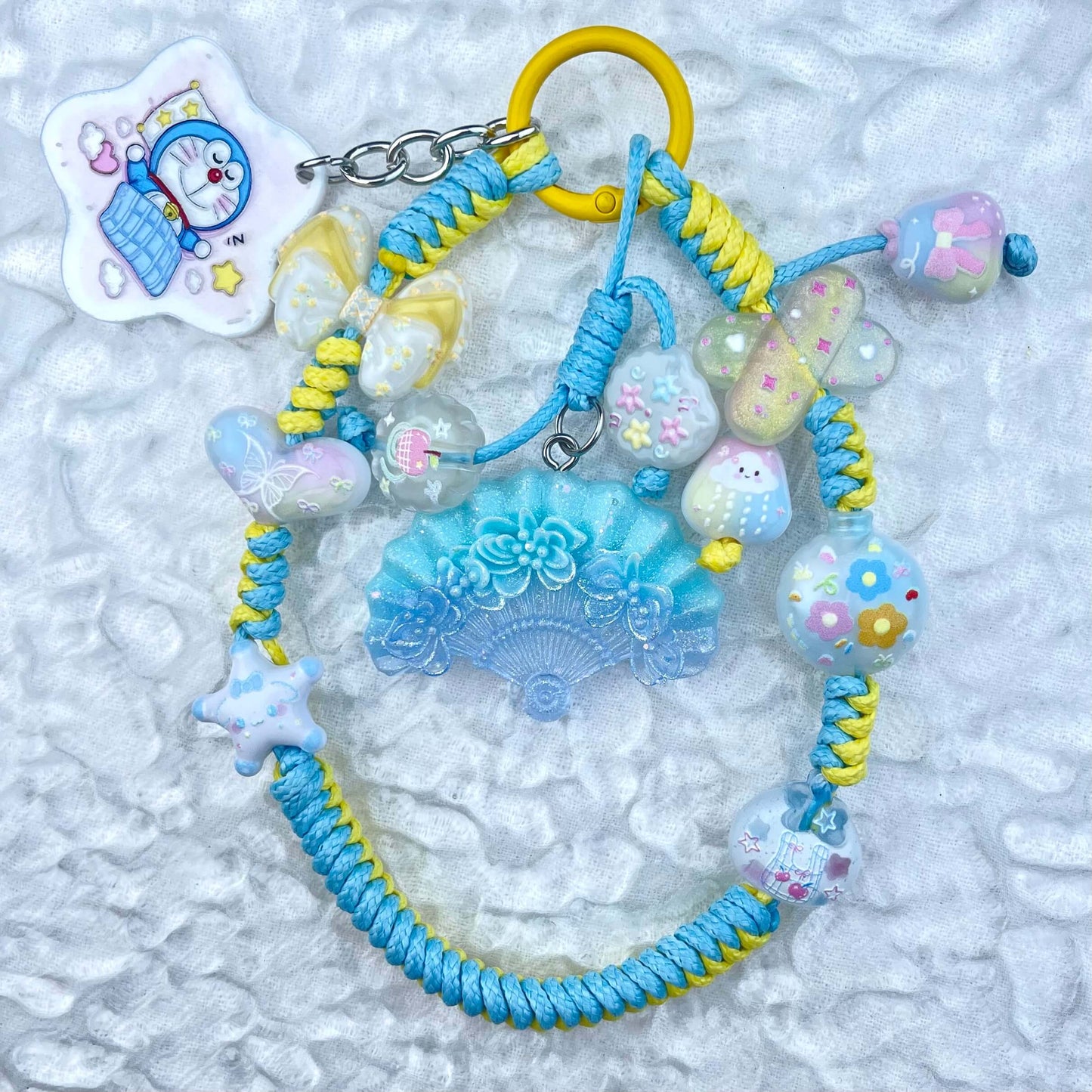 [Anniversary Celebration] Hand Braided Kawaii Cuties Acrylic Pads and Doll Bags Phone Chains-Celebration Special Price!-THIS WEEKEND ONLY