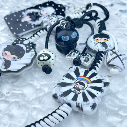[Anniversary Celebration] Hand Braided Kawaii Cuties Acrylic Pads and Doll Bags Phone Chains-Celebration Special Price!-THIS WEEKEND ONLY