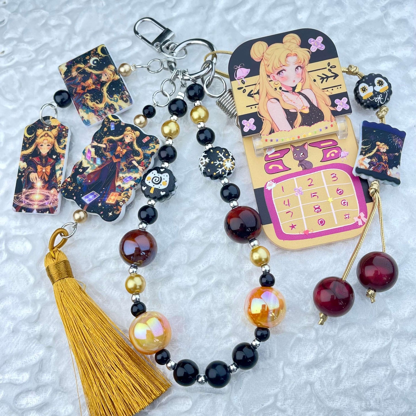 [Anniversary Celebration] Premium Handmade Set Decor Beads Phone Chains-Celebration Special Price!