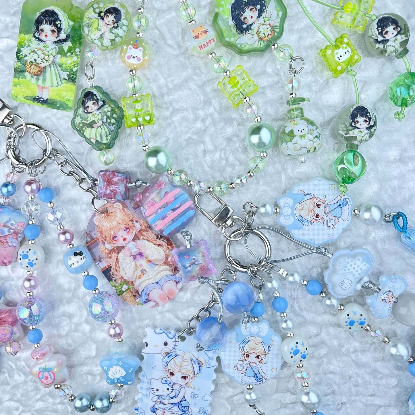 [Anniversary Celebration] Premium Handmade Set Decor Beads Phone Chains-Celebration Special Price!