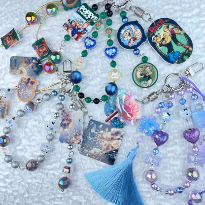 [Anniversary Celebration] Premium Handmade Set Decor Beads Phone Chains-Celebration Special Price!