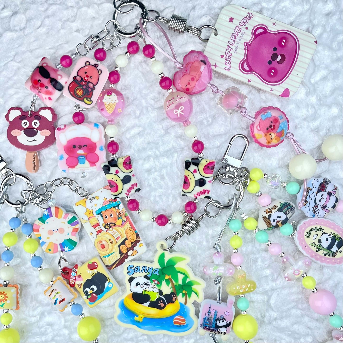[Anniversary Celebration] Premium Handmade Set Decor Beads Phone Chains-Celebration Special Price!