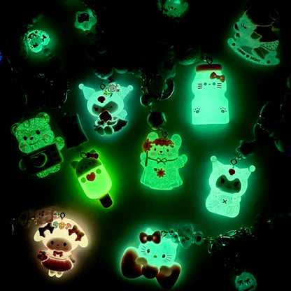 [Anniversary Celebration] New Cat Eye Effect Glittering Beads and Glow-In-the-Dark Decor Phone Chains-Celebration Special Price!