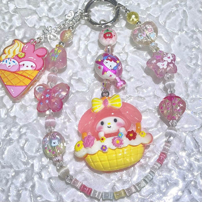 [Anniversary Celebration] New Cat Eye Effect Glittering Beads and Glow-In-the-Dark Decor Phone Chains-Celebration Special Price!