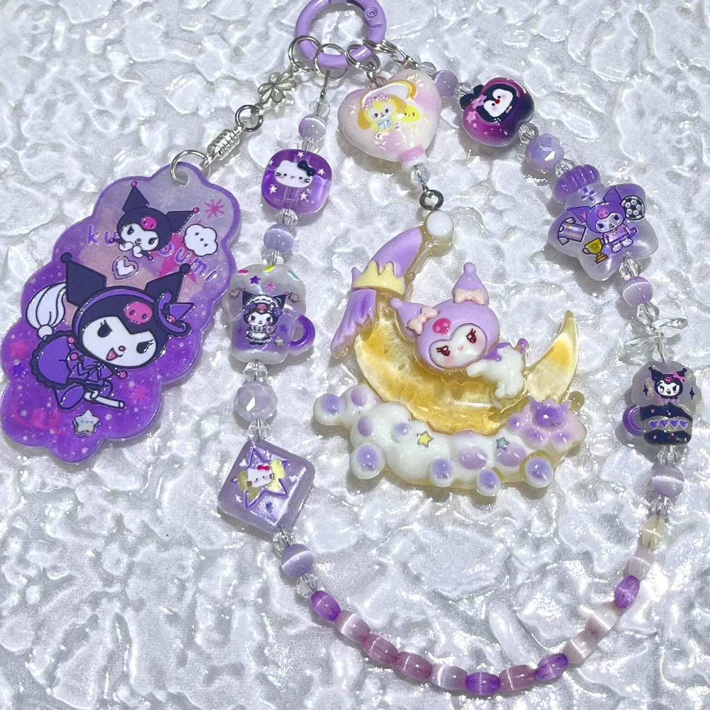 [Anniversary Celebration] New Cat Eye Effect Glittering Beads and Glow-In-the-Dark Decor Phone Chains-Celebration Special Price!