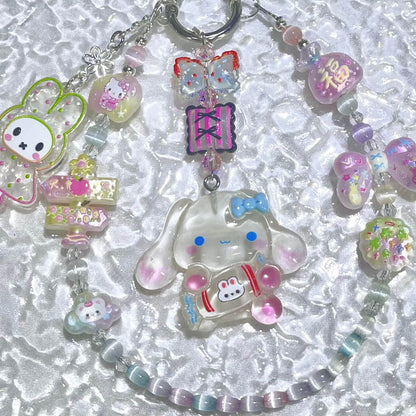 [Anniversary Celebration] New Cat Eye Effect Glittering Beads and Glow-In-the-Dark Decor Phone Chains-Celebration Special Price!