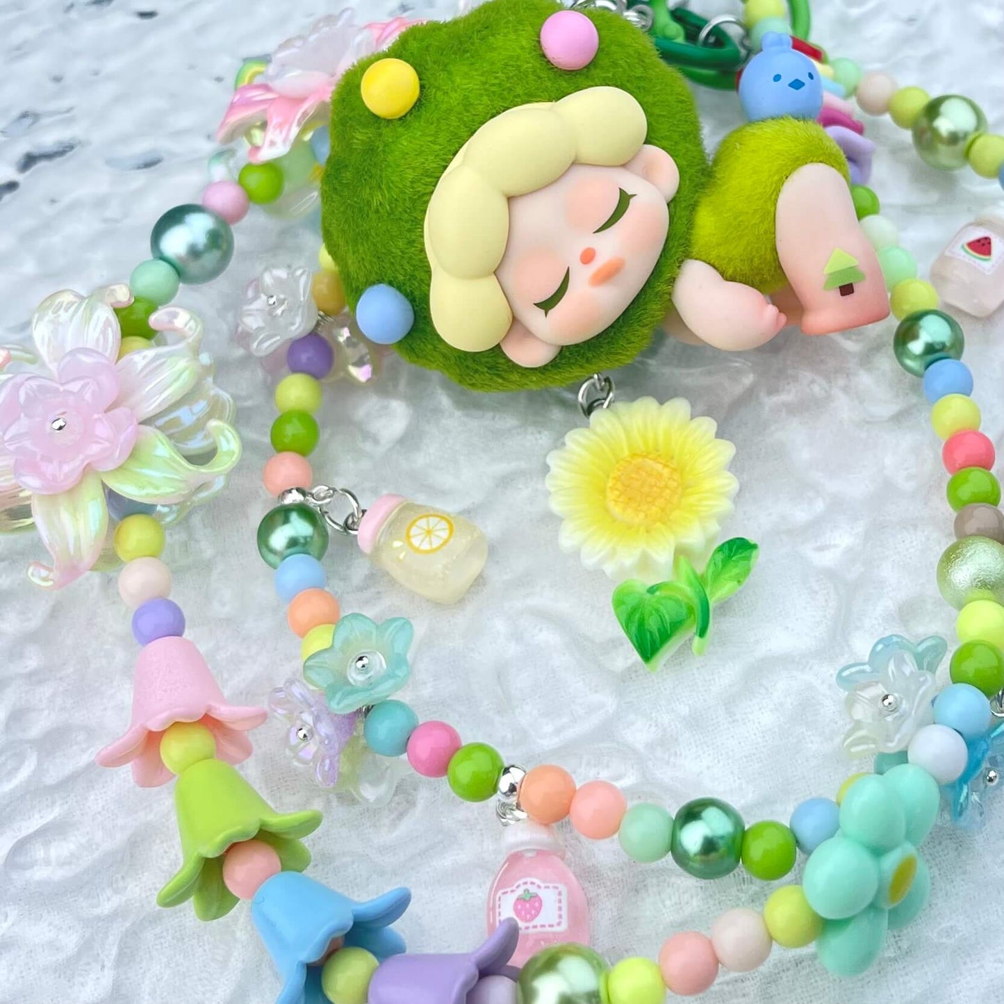 [Anniversary Celebration] ONLY BATCH Special Dolls Mini Beads and Blossom Phone Chains Bag Decor-Celebration Special Price!-THIS WEEKEND ONLY