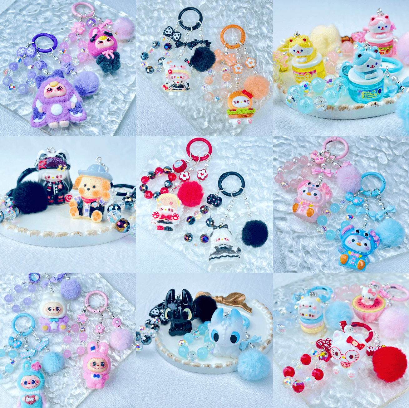 [New Arrival] Handmade Kawaii Cutie/Book Style Premium Keychains-Special Launch Price!