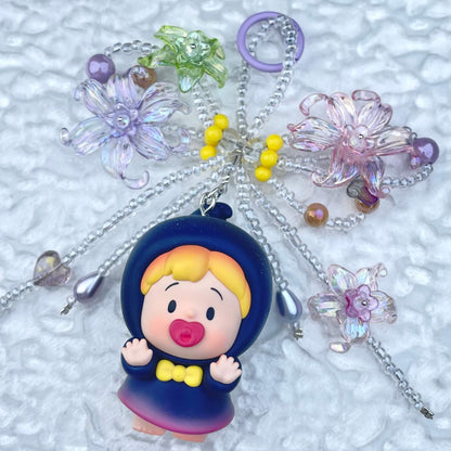 [Anniversary Celebration] ONLY BATCH Special Dolls Mini Beads and Blossom Phone Chains Bag Decor-Celebration Special Price!-THIS WEEKEND ONLY