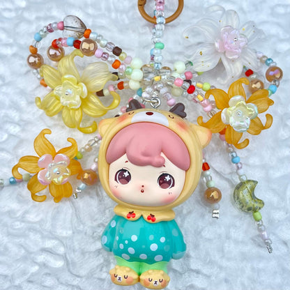 [Anniversary Celebration] ONLY BATCH Special Dolls Mini Beads and Blossom Phone Chains Bag Decor-Celebration Special Price!-THIS WEEKEND ONLY