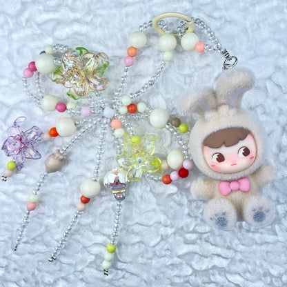 [Anniversary Celebration] ONLY BATCH Special Dolls Mini Beads and Blossom Phone Chains Bag Decor-Celebration Special Price!-THIS WEEKEND ONLY