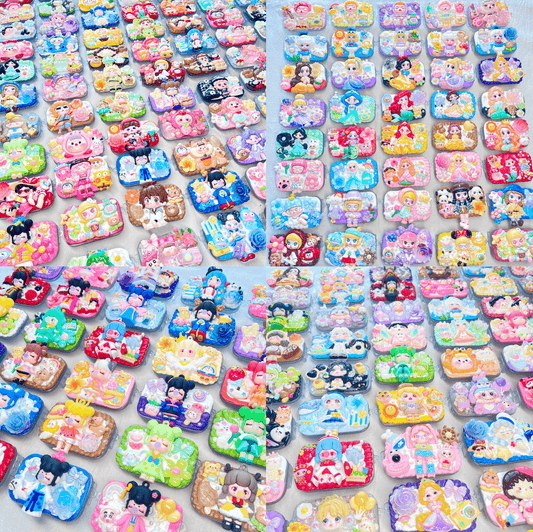 [Holiday Special Batch] Kawaii Character-Based Styles Cream Gel Phone Clips-NO CHAINS INCLUDED