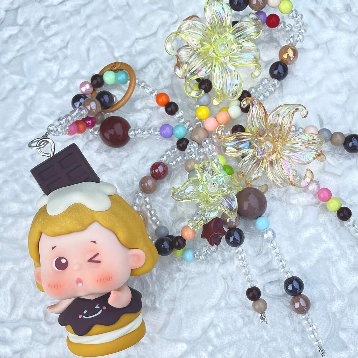 [Anniversary Celebration] ONLY BATCH Special Dolls Mini Beads and Blossom Phone Chains Bag Decor-Celebration Special Price!-THIS WEEKEND ONLY