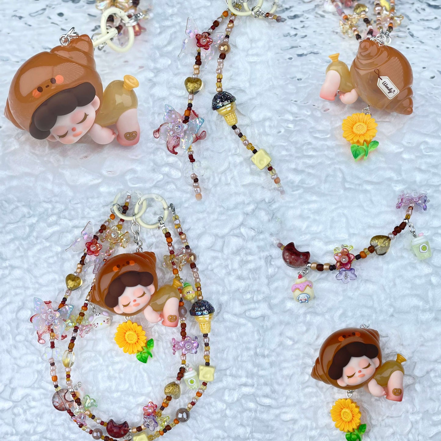 [Anniversary Celebration] ONLY BATCH Special Dolls Mini Beads and Blossom Phone Chains Bag Decor-Celebration Special Price!-THIS WEEKEND ONLY