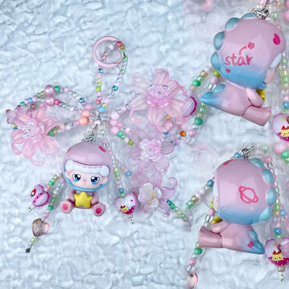 [Anniversary Celebration] ONLY BATCH Special Dolls Mini Beads and Blossom Phone Chains Bag Decor-Celebration Special Price!-THIS WEEKEND ONLY
