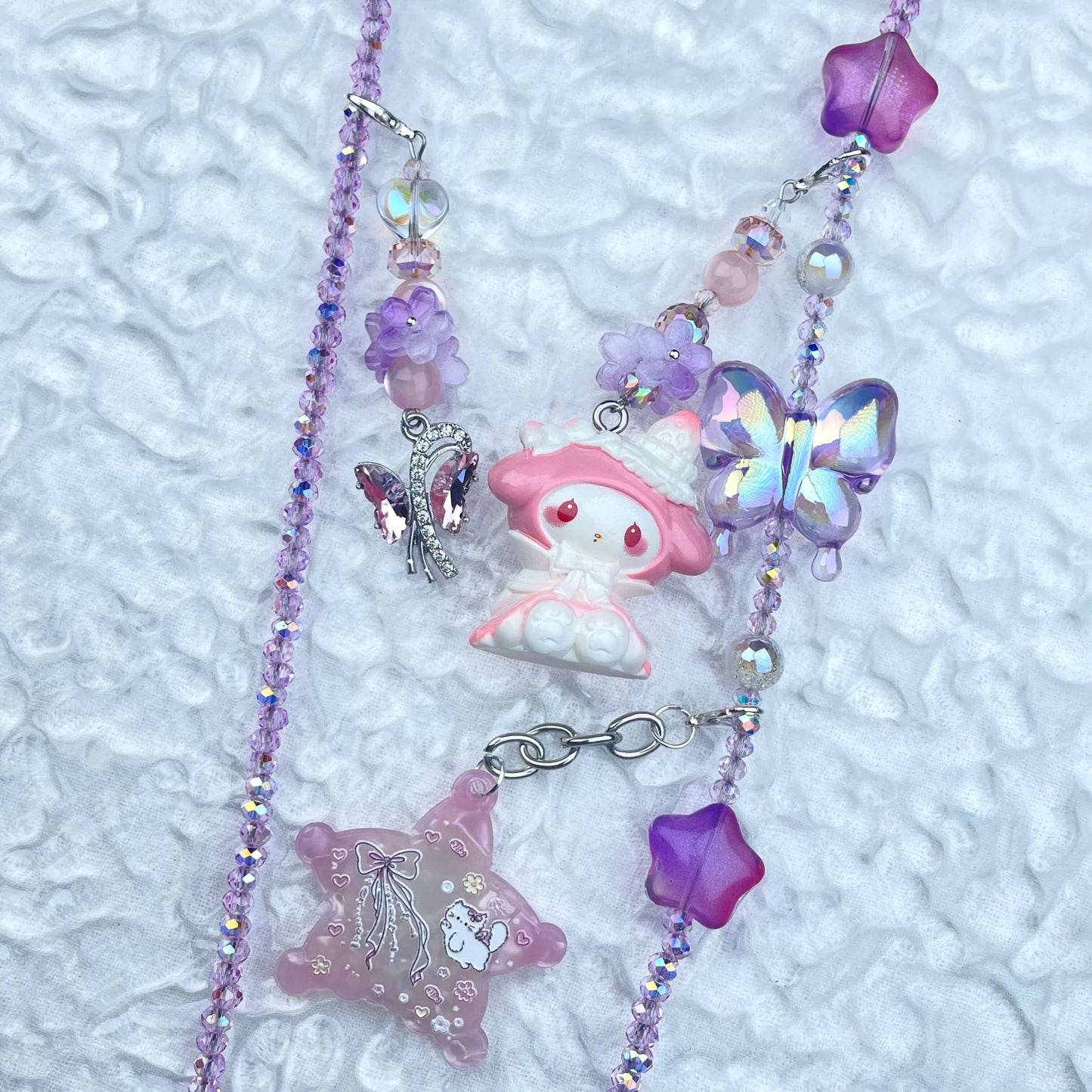 [Anniversary Sale] ONLY BATCH Simple and Cute Crossbody Chains with Detachable Hanging Decors-Celebration Special Price!-THIS WEEKEND ONLY