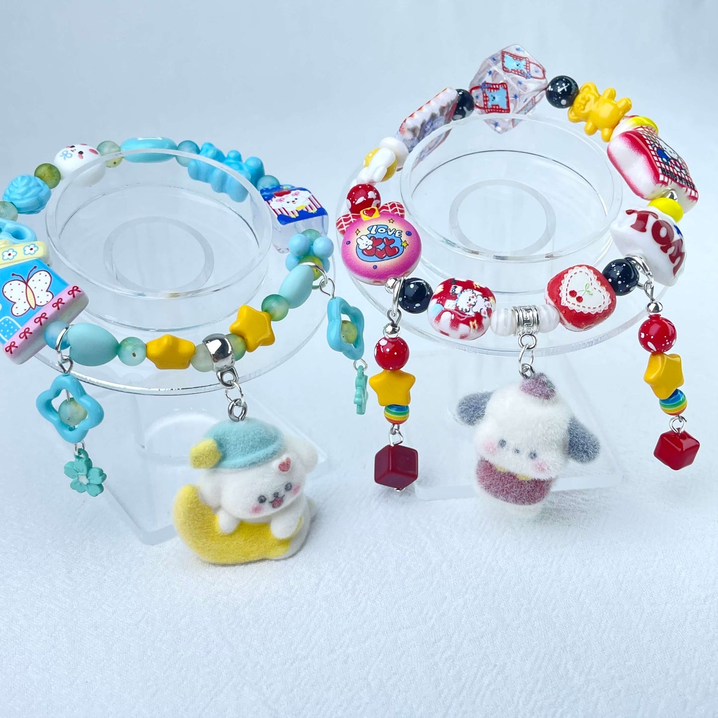 [Holiday Celebration] Premium Handmade Kawaii Cuties Elastic Band Bracelets-Larger Size; Special Launch Price!