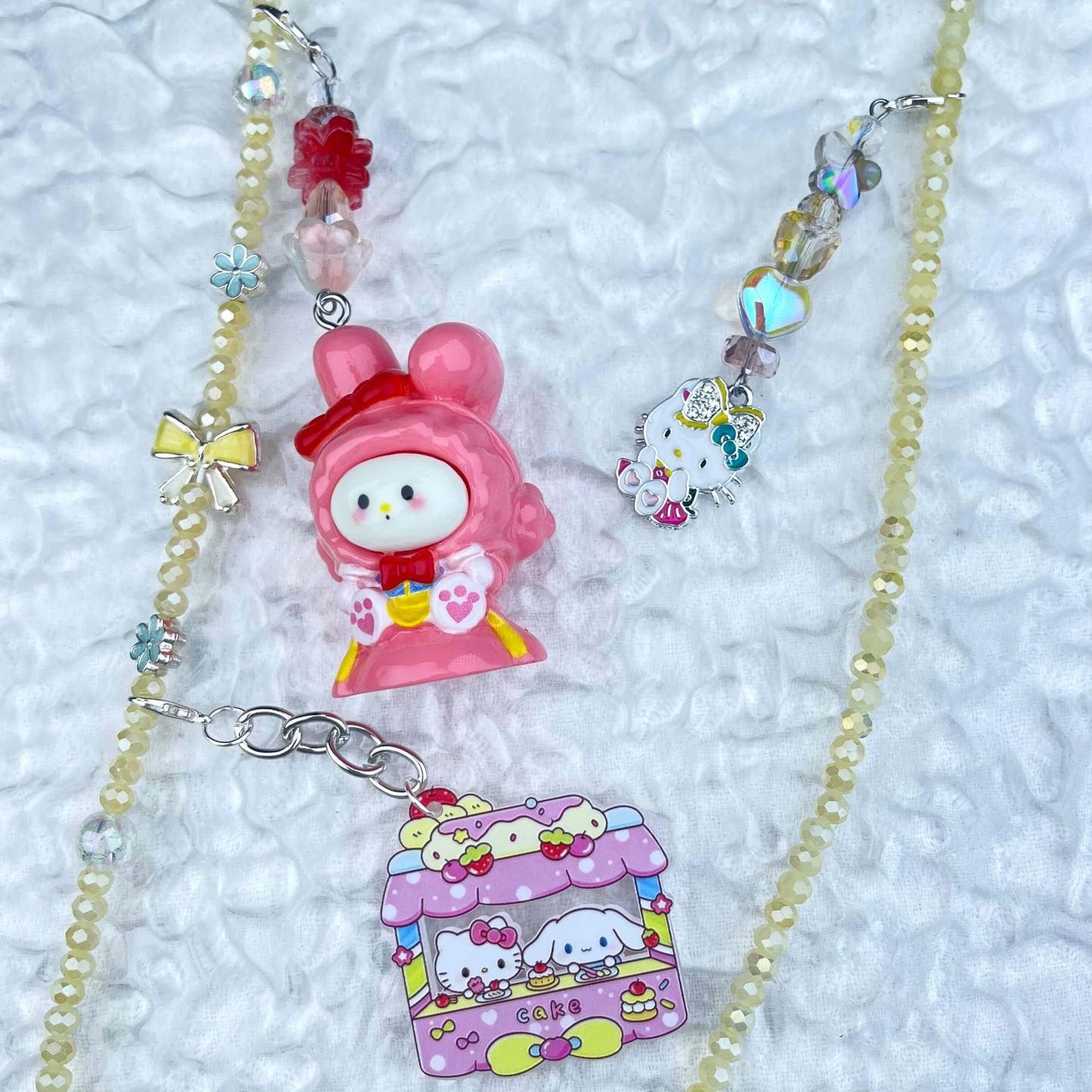[Anniversary Sale] ONLY BATCH Simple and Cute Crossbody Chains with Detachable Hanging Decors-Celebration Special Price!-THIS WEEKEND ONLY