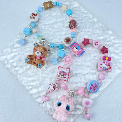 [Holiday Celebration] Premium Handmade Kawaii Cuties Elastic Band Bracelets-Larger Size; Special Launch Price!