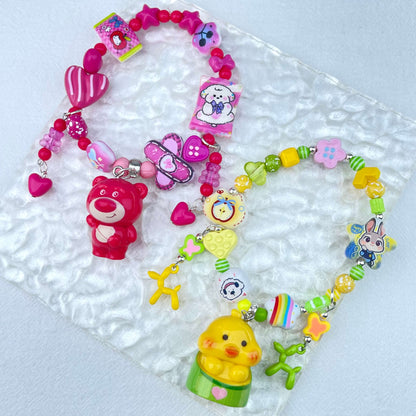 [Holiday Celebration] Premium Handmade Kawaii Cuties Elastic Band Bracelets-Larger Size; Special Launch Price!