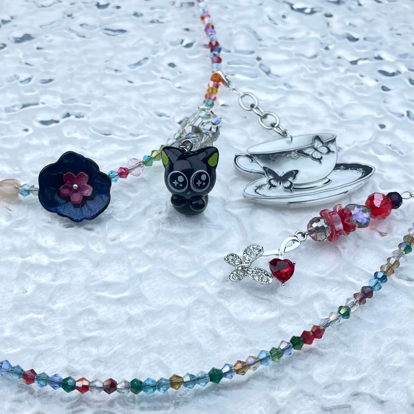 [Anniversary Sale] ONLY BATCH Simple and Cute Crossbody Chains with Detachable Hanging Decors-Celebration Special Price!-THIS WEEKEND ONLY