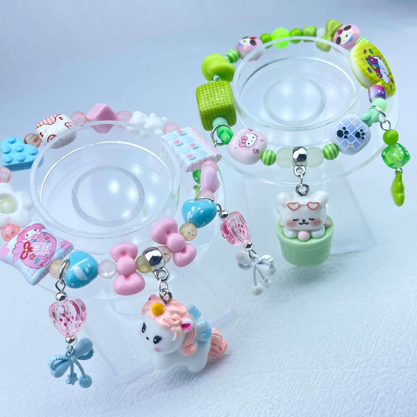 [Holiday Celebration] Premium Handmade Kawaii Cuties Elastic Band Bracelets-Larger Size; Special Launch Price!