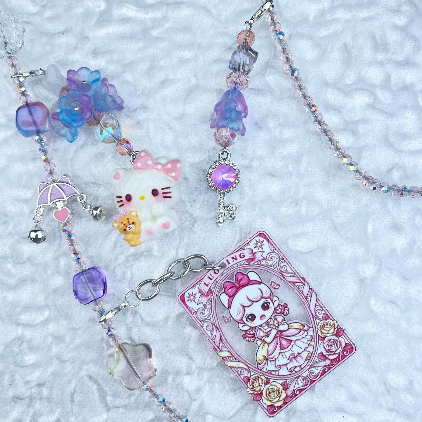 [Anniversary Sale] ONLY BATCH Simple and Cute Crossbody Chains with Detachable Hanging Decors-Celebration Special Price!-THIS WEEKEND ONLY