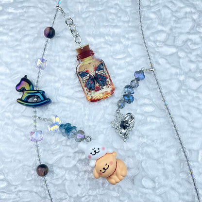[Anniversary Sale] ONLY BATCH Simple and Cute Crossbody Chains with Detachable Hanging Decors-Celebration Special Price!-THIS WEEKEND ONLY