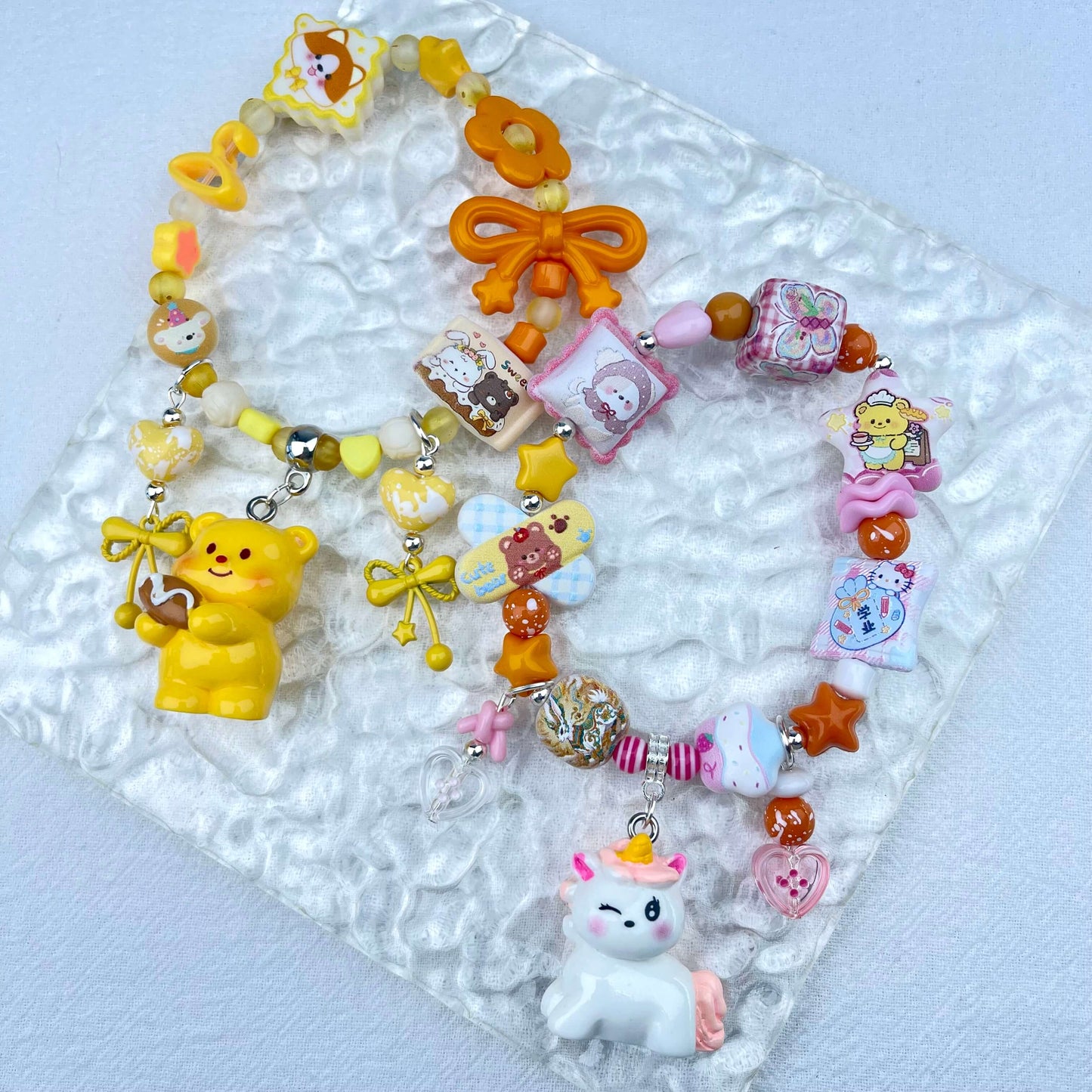 [Holiday Celebration] Premium Handmade Kawaii Cuties Elastic Band Bracelets-Larger Size; Special Launch Price!
