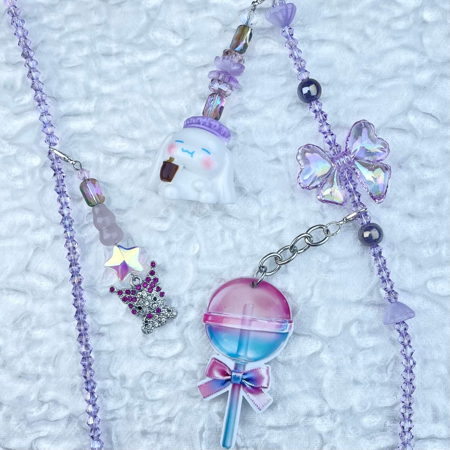 [Anniversary Sale] ONLY BATCH Simple and Cute Crossbody Chains with Detachable Hanging Decors-Celebration Special Price!-THIS WEEKEND ONLY