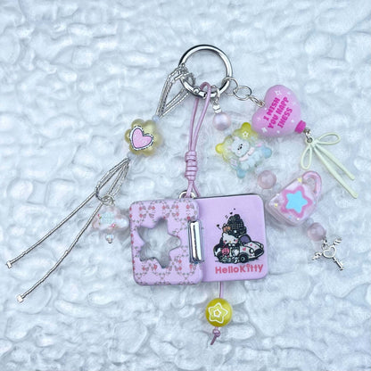 [Anniversary Celebration] Handmade Multi Chain Kawaii Beads Acrylic Pad Keychain Phone Decor-Celebration Special Price!-THIS WEEKEND ONLY