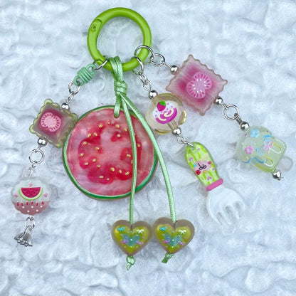 [Anniversary Celebration] Handmade Multi Chain Kawaii Beads Acrylic Pad Keychain Phone Decor-Celebration Special Price!-THIS WEEKEND ONLY