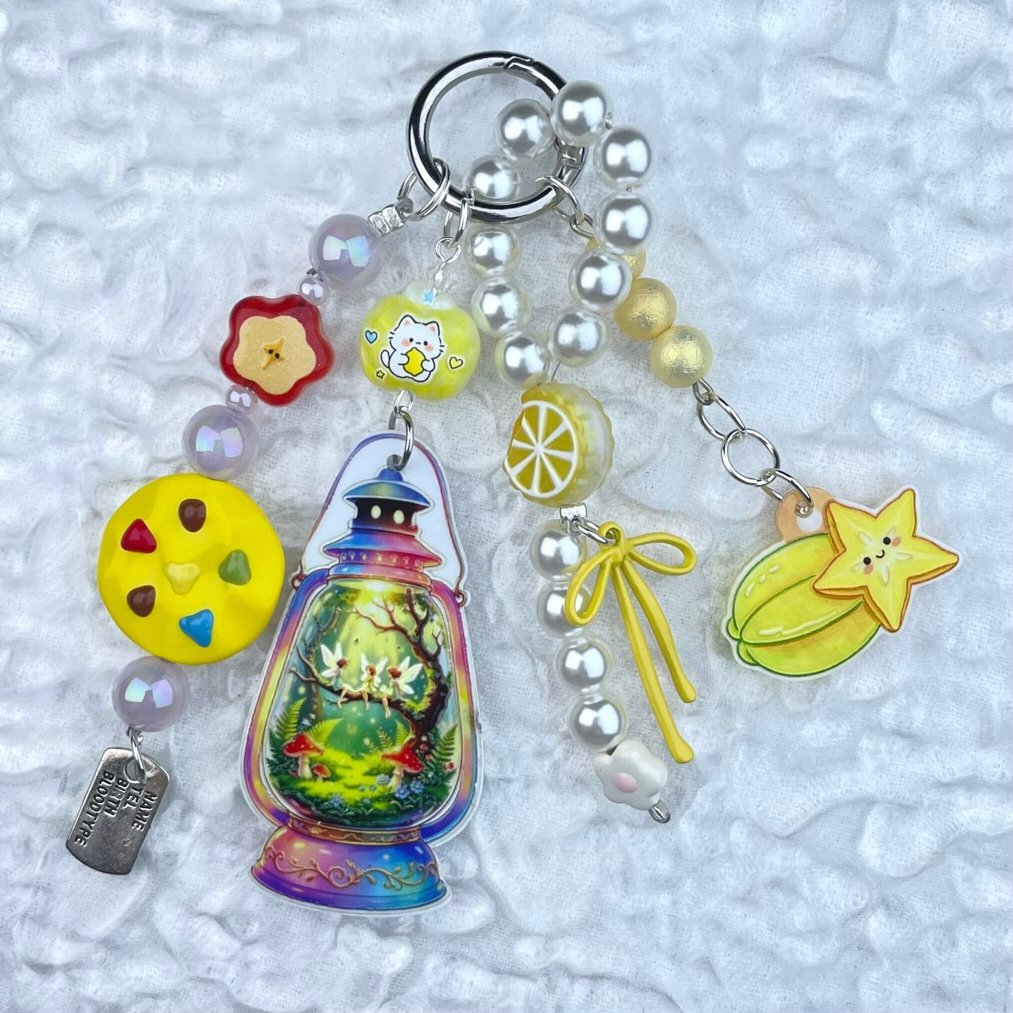[Anniversary Celebration] Handmade Multi Chain Kawaii Beads Acrylic Pad Keychain Phone Decor-Celebration Special Price!-THIS WEEKEND ONLY