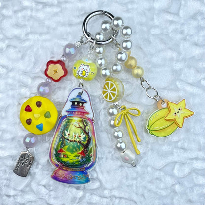 [Anniversary Celebration] Handmade Multi Chain Kawaii Beads Acrylic Pad Keychain Phone Decor-Celebration Special Price!-THIS WEEKEND ONLY