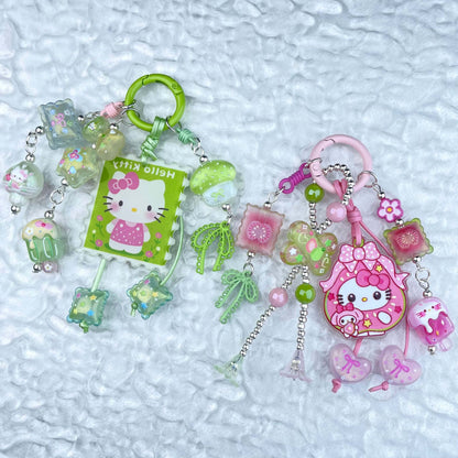[Anniversary Celebration] Handmade Multi Chain Kawaii Beads Acrylic Pad Keychain Phone Decor-Celebration Special Price!-THIS WEEKEND ONLY