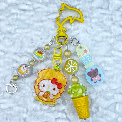 [Anniversary Celebration] Handmade Multi Chain Kawaii Beads Acrylic Pad Keychain Phone Decor-Celebration Special Price!-THIS WEEKEND ONLY