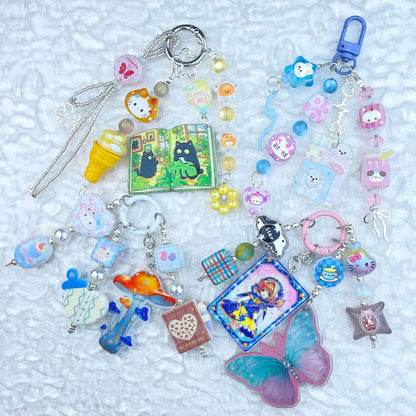 [Anniversary Celebration] Handmade Multi Chain Kawaii Beads Acrylic Pad Keychain Phone Decor-Celebration Special Price!-THIS WEEKEND ONLY