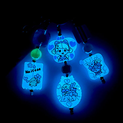 [Anniversary Celebration] Handmade Multi Chain Kawaii Beads Acrylic Pad Keychain Phone Decor-Celebration Special Price!-THIS WEEKEND ONLY