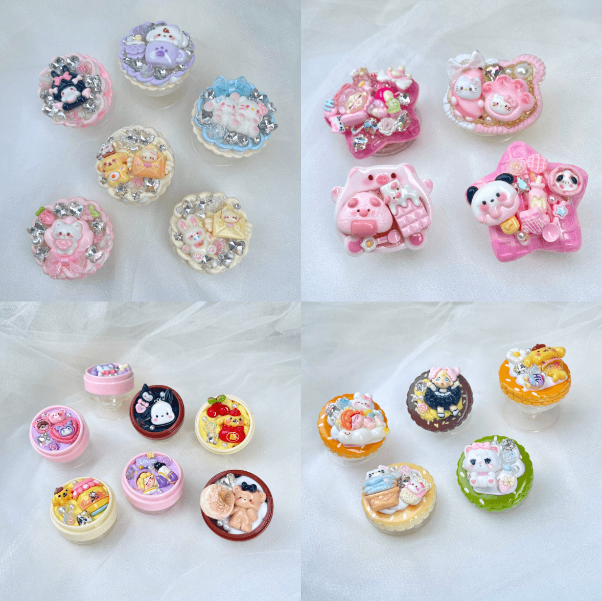 [New Arrival] Fancy Kawaii Handmade Cream Gel Cuties Phone PopSockets