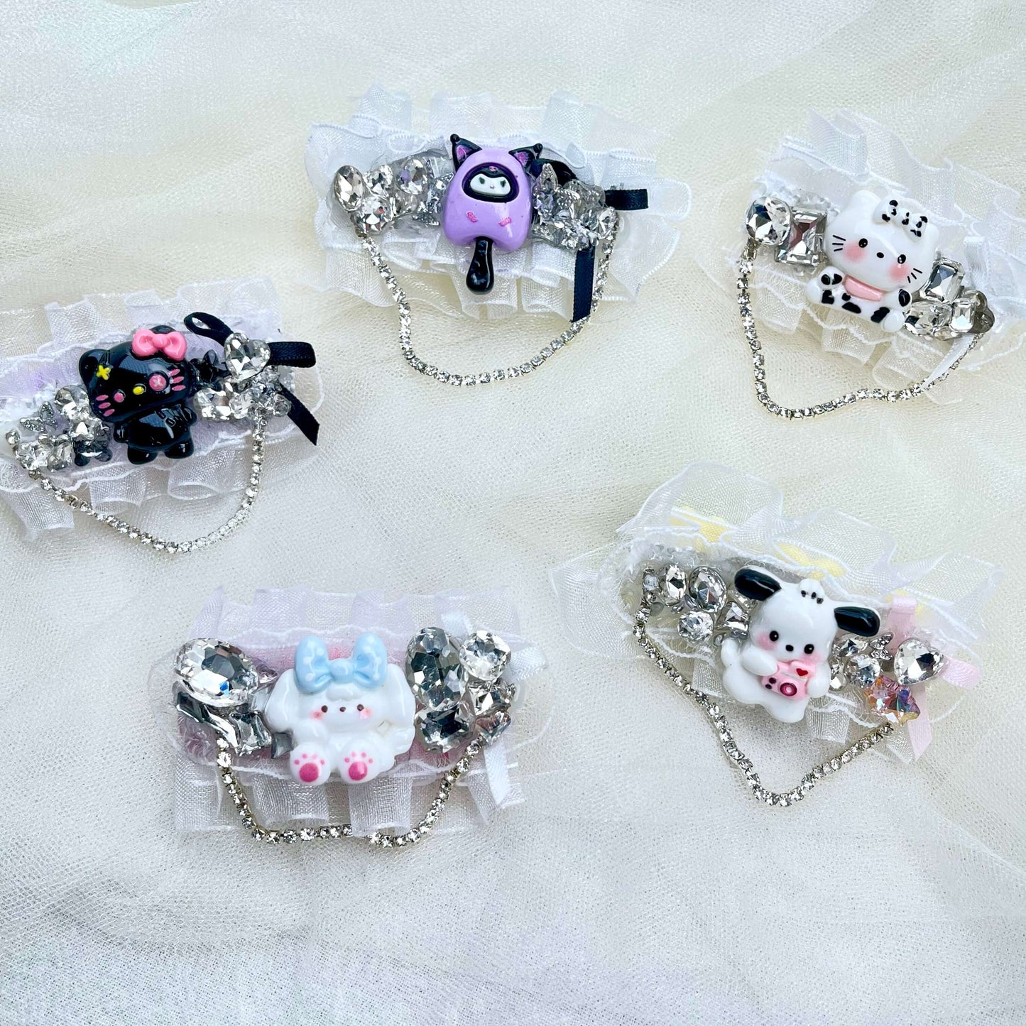 [New Arrivals] Premium Cute Cream Gel and Glittering Hair Clips-SPECIAL LAUNCH OFFER!